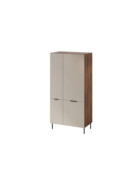 Almera Double Door Wardrobe Cashmere 90x52x185cm