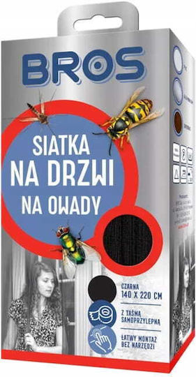 Bros Screen Door Black 220x140cm
