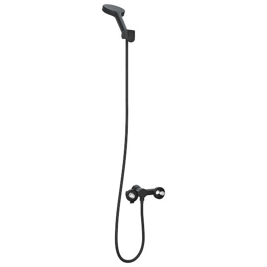 vidaXL Handheld Showerhead with Hose