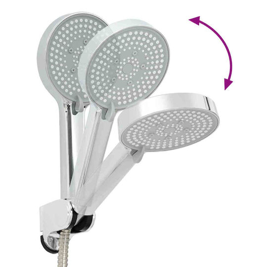 vidaXL Handheld Showerhead with Hose
