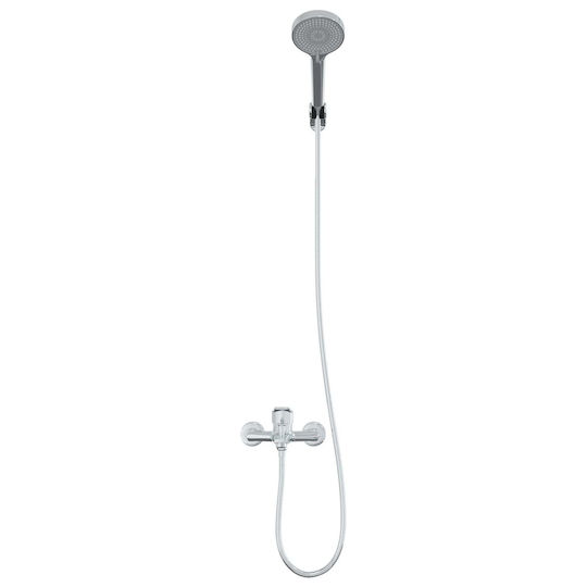 vidaXL Handheld Showerhead with Hose