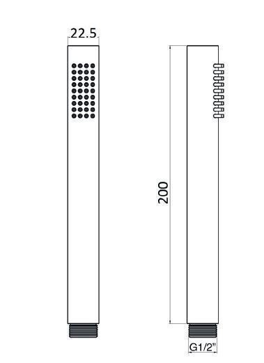 Piccadilly Handheld Showerhead
