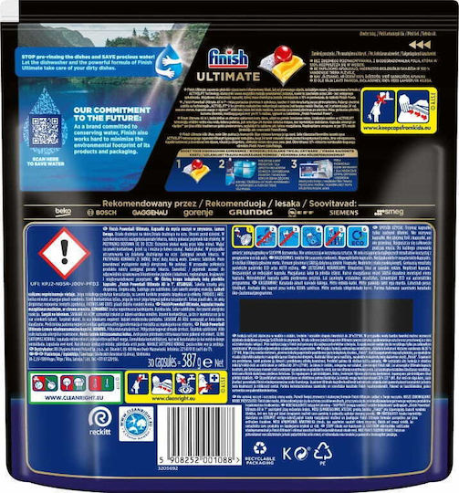 Finish Quantum Ultimate 30 Capsule Pentru Mașina De Spălat Vase