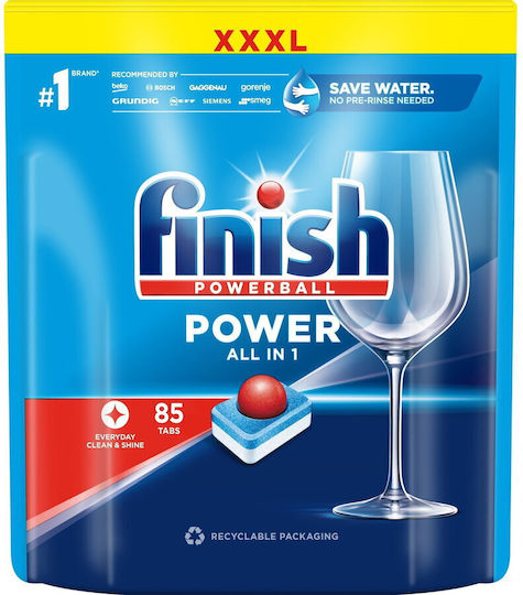 Finish All In 1 85 Dishwasher Detergent Capsules