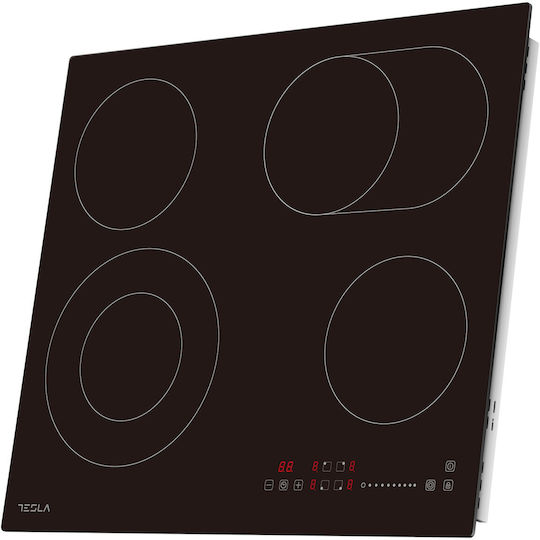 Tesla Ceramic Autonomous Cooktop With Lock Mode 58.9x51.9cm