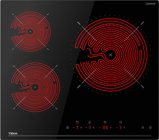 Teka Ceramic Autonomous Cooktop With Lock Mode 59x52cm