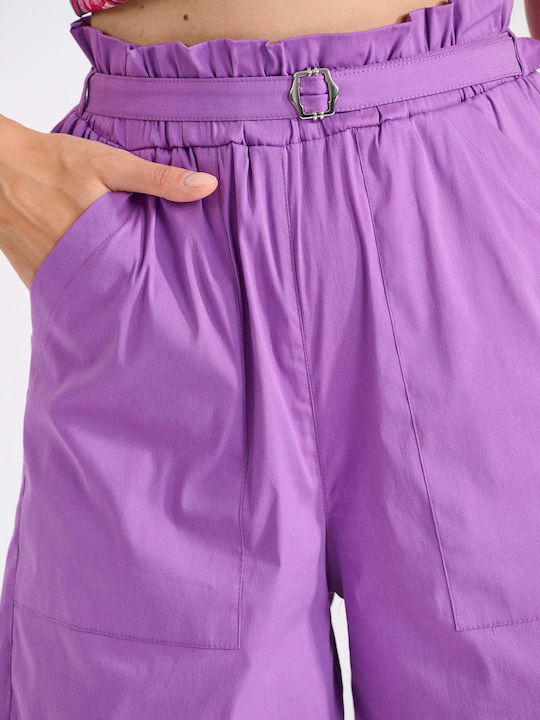 Women's Shorts Purple