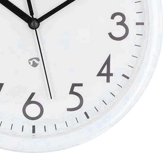 Nedis Wall Clock White