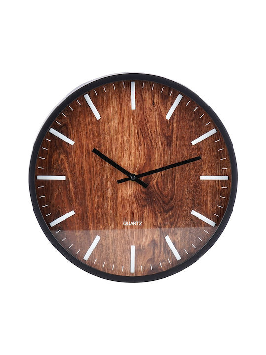 Wanduhr Hölzernes Braun Ø30cm