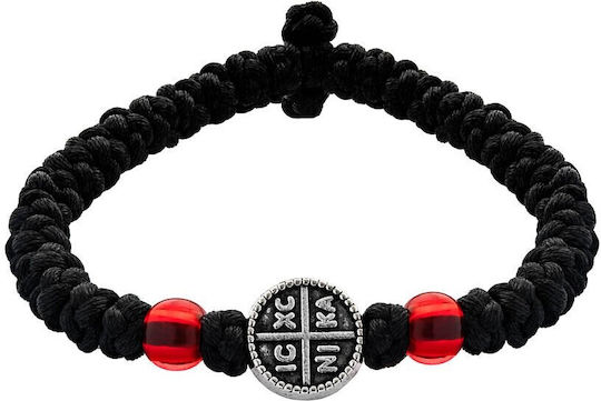 Silk Prayer Beads Ic Xc Nika Red Beads