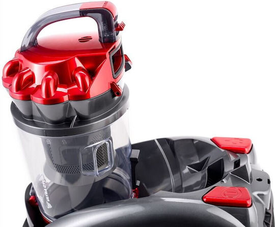 Daewoo RCC-250R-2 Staubsauger 800W Beutellos 2.5Es Rot