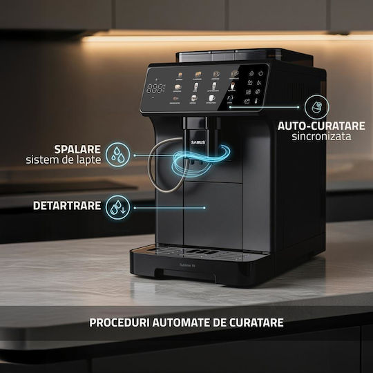 Samus Sublime 19 Automat de Espresso 1400W Presiune 19bar pentru Cappuccino Neagră
