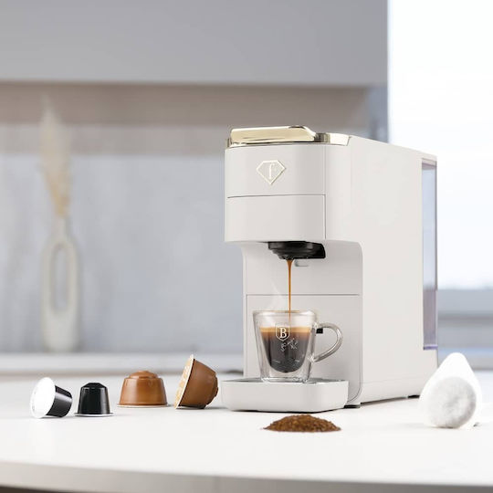 Berlinger Haus Espresso Coffee Machine 1545W Pressure 20bar Beige FTV-0158