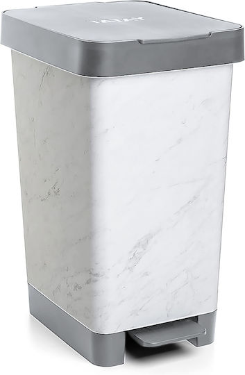 Dimitracas Coș Smart De Gunoi Din Plastic Cu Pedală Marble 25lt
