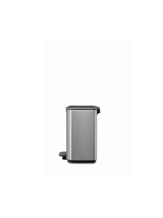 Brabantia Waste Bin Waste made of Stainless Steel with Pedal Gray 4lt 1pcs