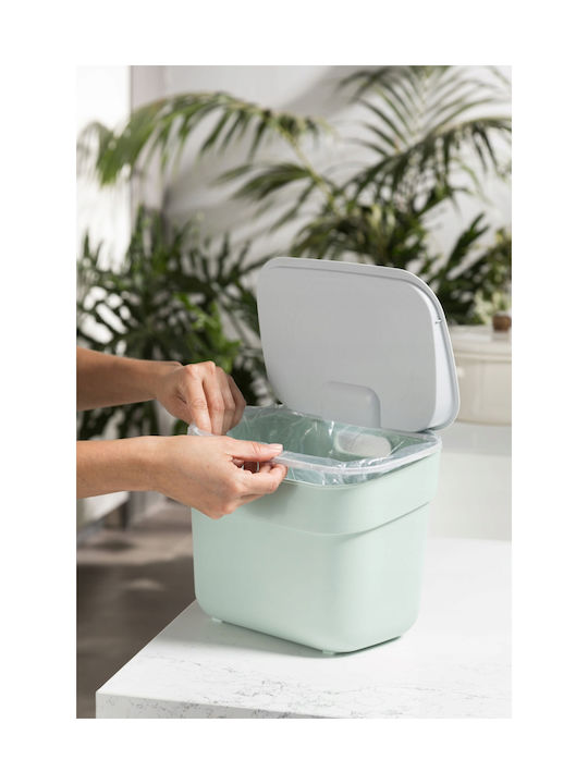 Curver Coș de Gunoi Plastic Gri 5lt 1buc