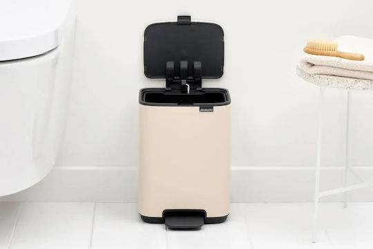 Brabantia Brabantia Mülleimer Mit Pedal Kunststoff Mit Peda Beigen 4lt