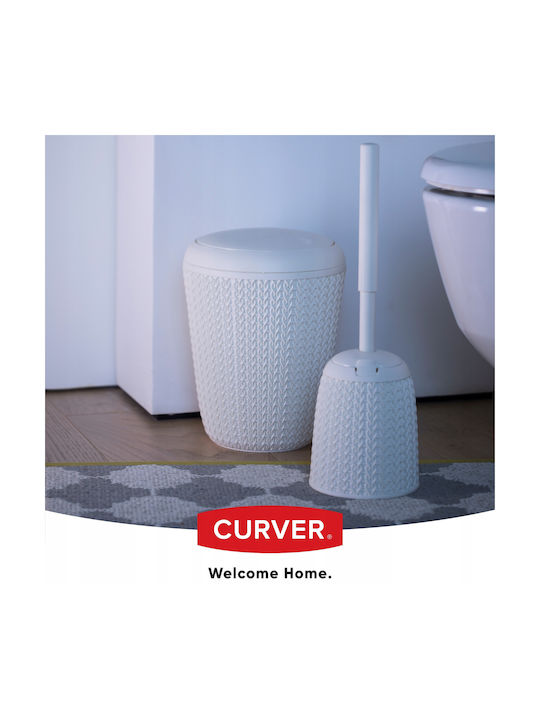 Curver Coș de Gunoi Plastic Bej 6lt 1buc