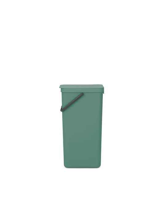 Brabantia Sort & Go Κάδος Απορριμμάτων Πλαστικός Fir Green 40lt