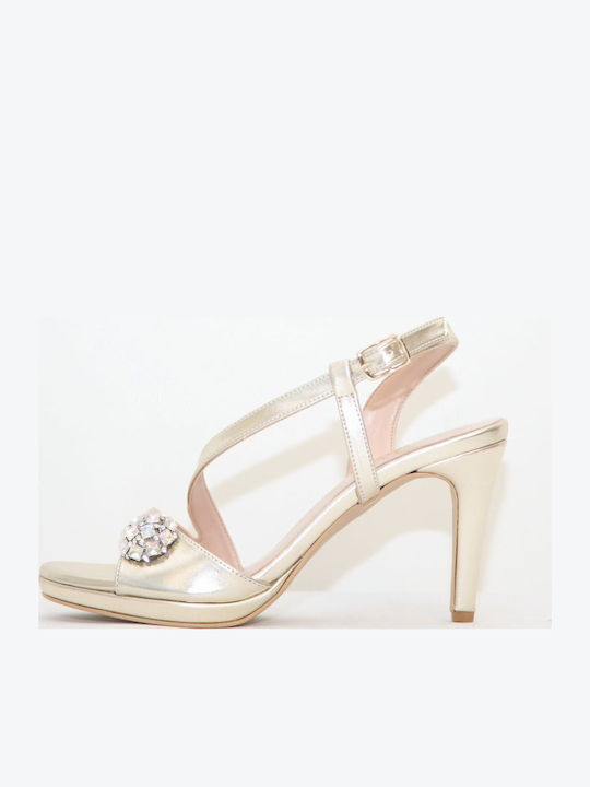 Damen Sandalen Gold