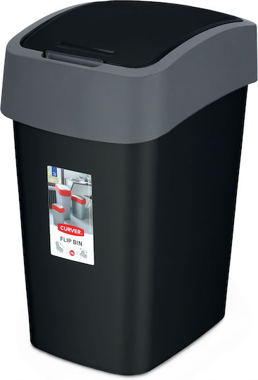 Curver Curver Flip Bin Mülleimer Kunststoff Schwarz 25lt