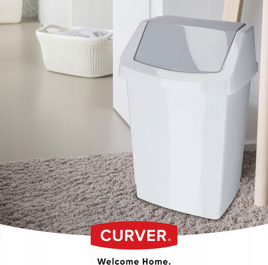 Curver Κάδος Click-It Απορριμμάτων Πλαστικός Γκρι 50lt
