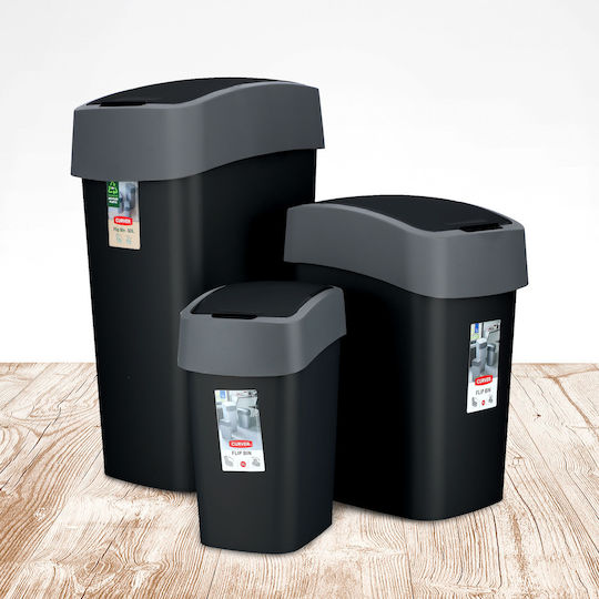 Curver Curver Flip Bin Mülleimer Kunststoff Schwarz 25lt
