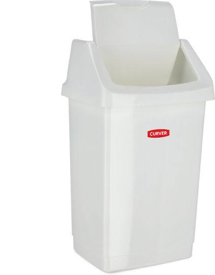 Click-it Waste Bin 9l 22.9x18.9x38.1cm White