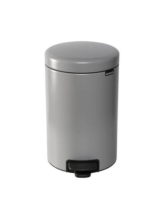 Brabantia Newicon Coș de Gunoi Plastic Gri 12l