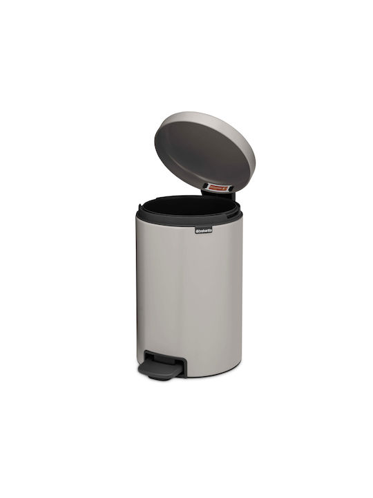 Brabantia Newicon Coș de Gunoi Plastic Gri 12l