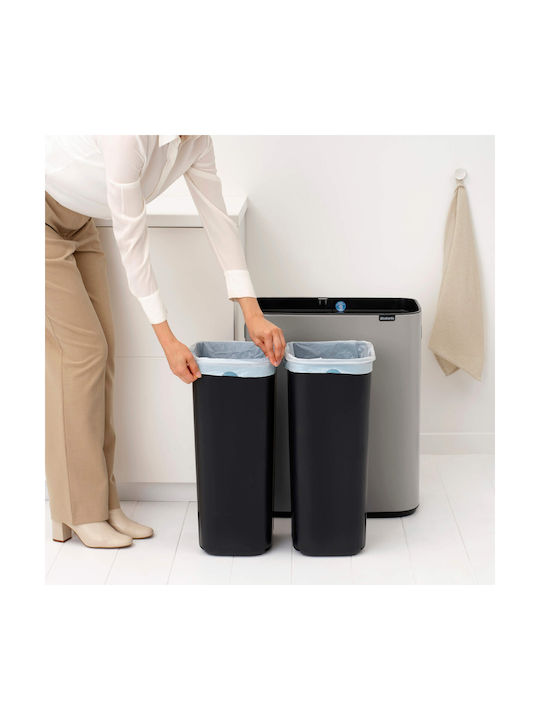 Brabantia Bo Touch Coș de Gunoi Plastic Gri