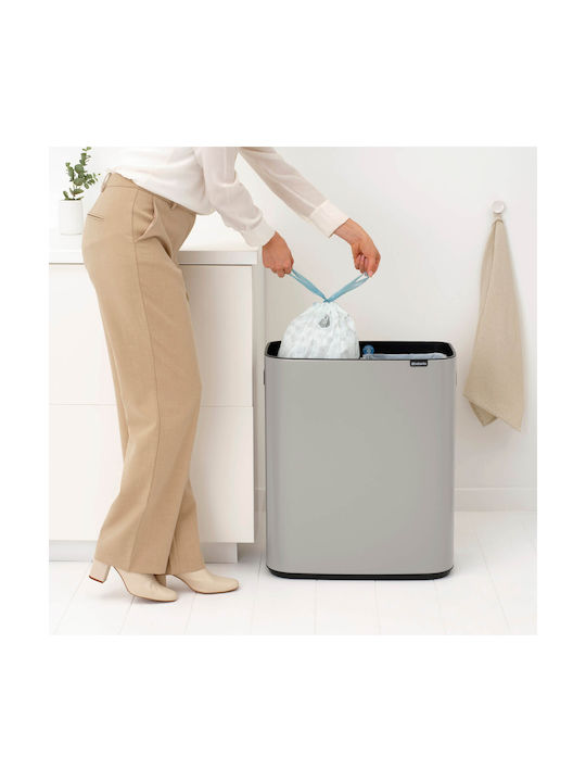 Brabantia Bo Touch Coș de Gunoi Plastic Gri