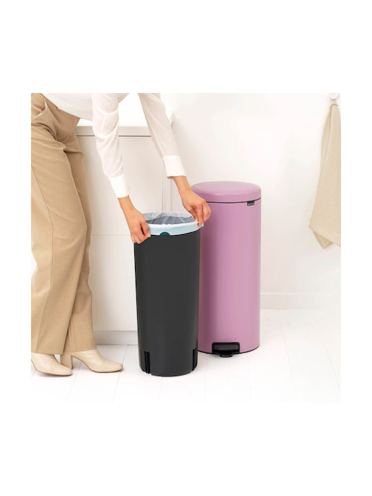 Brabantia Newicon Coș de Gunoi Plastic Roz 30l