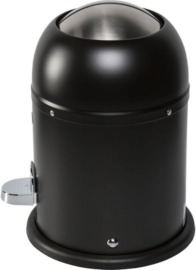 Wesco Mini Master Waste Bin Plastic with Pedal Black 6lt