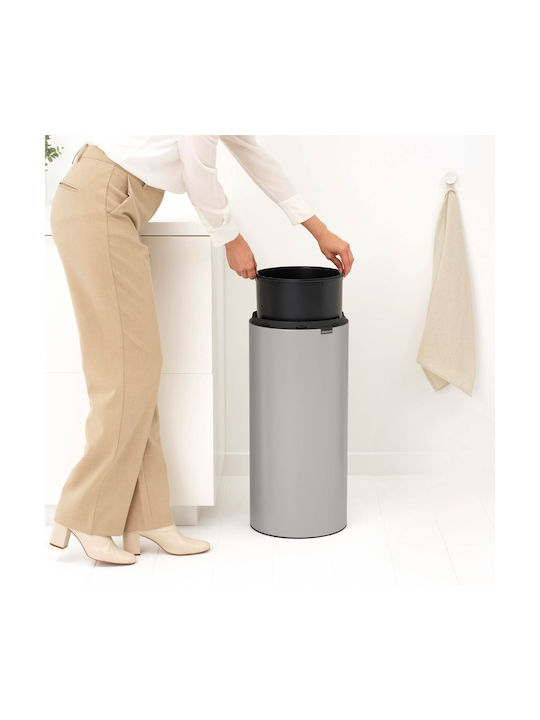 Brabantia Brabantia Kunststoff Mülleimer Grau 30lt