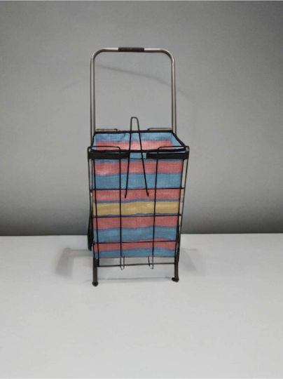 Stoff Einkaufswagen Blau 100x50x100cm