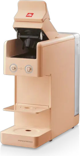 Illy Y3.3 Iperespresso Καφετιέρα για Κάψουλες Iperespresso Πίεσης 19bar Πορτοκαλί