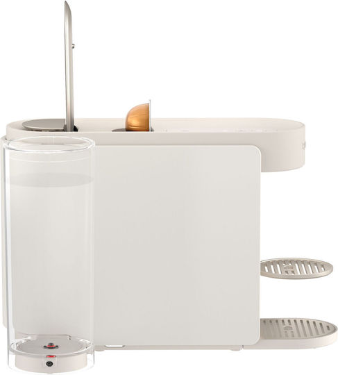 De'Longhi Vertuo Up Καφετιέρα για Κάψουλες Nespresso Πίεσης 15bar Pearl White