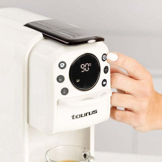 Taurus Mokabari Espressor pentru Capsule Presiune 20bar Albă