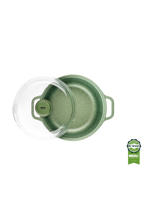 Risoli Dr Green Deep Pot Made of Cast Aluminum 3.5lt / 24cm