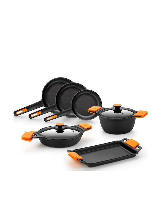 Bra Efficient Flacher Topf aus Aluminium 32cm