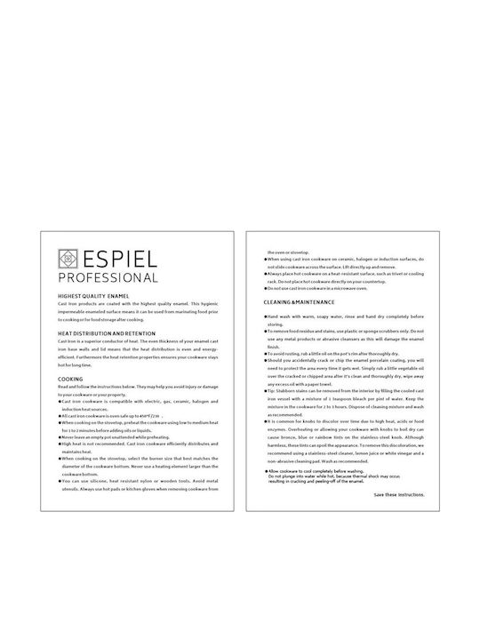 Espiel Oală Joasă 3.2l /
