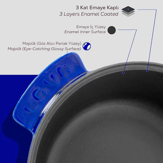 Lava Anatolia Cast Iron Stockpot 4.35L