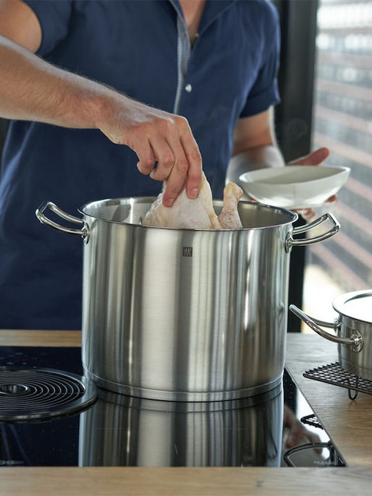 Zwilling J.A. Henckels Дълбока Неръждаема Тенджера 8.1л / 24см