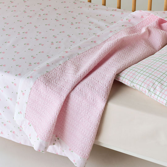 Summer Baby Nursery Swaddling Blanket Stylish Lirio Double-Sided Waffle Cotton Kentia 70x100 1 Piece