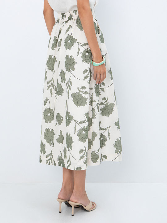 Midi Blumenrock Floral