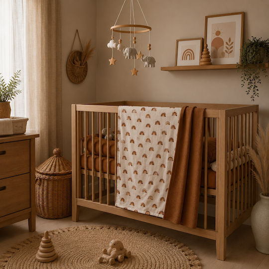 Grandes Suenos Decke Wickeltücher für Kinderzimmer Baumwolle Rosa 75x100cm
