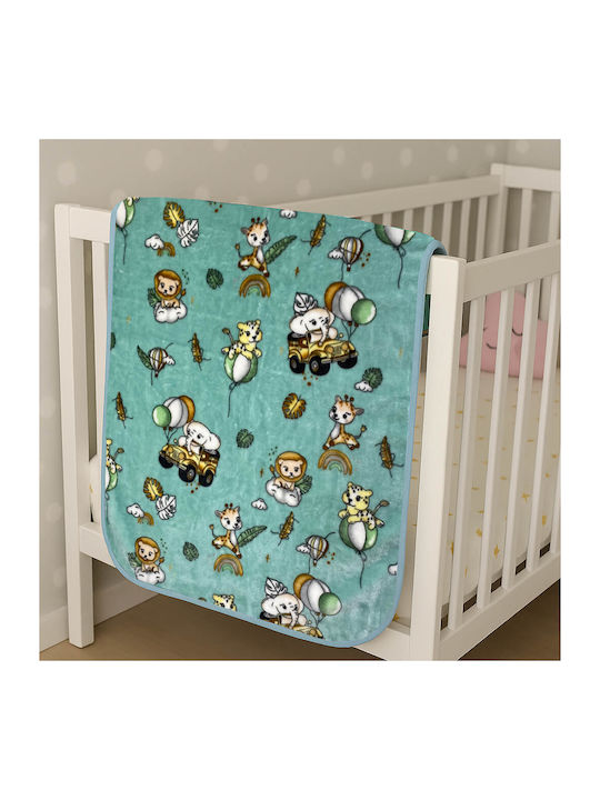 Astron Italy Κουβέρτα Κούνιας Happy Zoo 110x140εκ. Astron Italy Κουβέρτα Κούνιας Happy Zoo 110x140εκ.