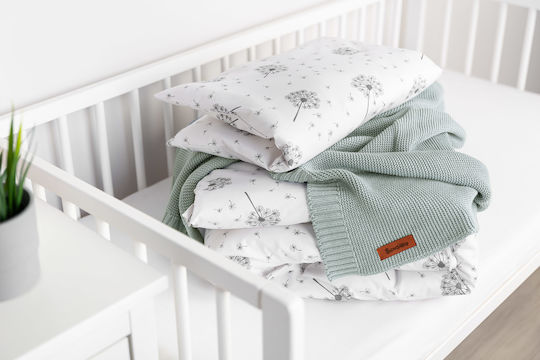 Sensillo Pătură Pepinieră Swaddling pături Bambus Gri 80x100cm