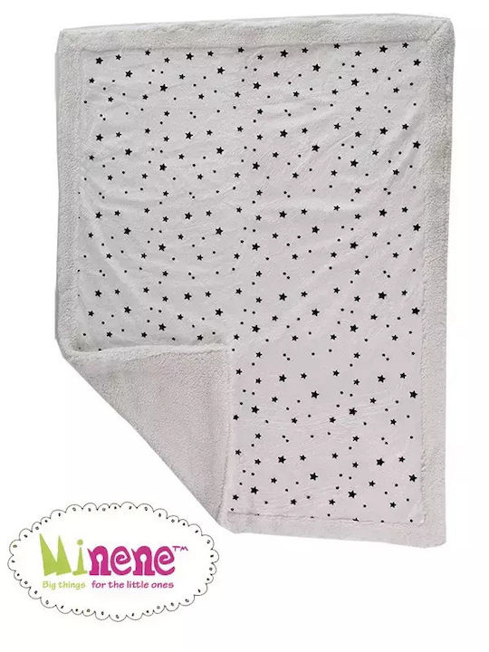 Minene Blanket Nursery Swaddling Blankets Luxurious Fleece Gray 75x100cm